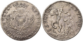 LUCCA. REPUBBLICA (1369-1799). Scudo 1750. Ag (26,20 g). BB
