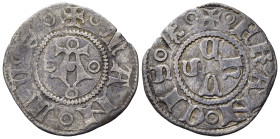 MANTOVA. Francesco I Gonzaga (1383-1407). Bolognino. Ag (0,85 g). MIR 376. raro. BB