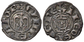 MESSINA. Enrico VI e Federico (1194-1197). Denaro. Mi (0,71 g). Spahr 32; MIR 58. raro. SPL