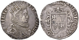 MILANO. Filippo IV (1621-1665). Ducatone 1622. Ag (32,00 g). Busto coronato a destra - Stemma coronato con aquila e biscia. Crippa 9/B. BB