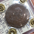 NAPOLI. Ferdinando IV di Borbone (1759-1816). Reali Presidi della Toscana. Orbetello. 4 quattrini 1782 sigle C C. Magliocca 354. Esemplare di eccezion...