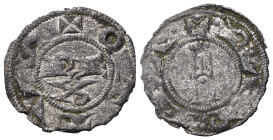 PARMA. Repubblica a nome di Ottone IV (1208-1209). Denaro. Mi (0,44 g). MIR 901. Raro. BB