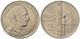 Regno d'Italia.Vittorio Emanuele III (1900-1943). Buono da 2 lire 1925. Gig. 107. qFDC