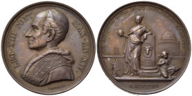 Medaglie Papali. Leone XIII (1878-1903). Medaglia 1891 anno XIV - La Specola Vaticana. AE (40,61 g). Modesti 185. Rara. 500 esemplari. qFDC