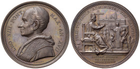 Medaglie Papali. Leone XIII (1878-1903). Medaglia 1894 anno XVII - Istituzione Seminari Apostolici India. AE (38,05 g). Modesti 264. Rara. 500 esempla...