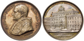 Medaglie Papali. Pio XI (1922-1939). Medaglia anno VI "Nuovo Seminario Romano Minore". Ag (36,41 g). Opus Mistruzzi. CM 144. qFDC