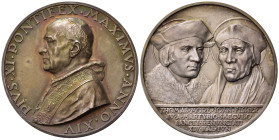 Medaglie Papali. Pio XI (1922-1939). Medaglia anno XIV "Canonizzazione Tommaso Moro - John Fisher". Ag (37,18 g). Opus Mistruzzi. CM 281. qFDC