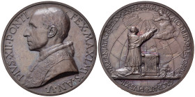Medaglie Papali. Pio XII (1939-1958). Medaglia anno V "Consacrazione popoli a Maria". AE (32,25 g). Opus Mistruzzi. CM 41. qFDC