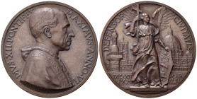 Medaglie Papali. Pio XII (1939-1958). Medaglia anno VI "Difesa della Città di Roma". AE (34,95 g). Opus Mistruzzi. CM 45. qFDC