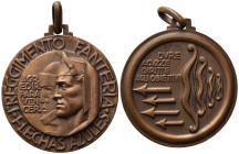VENTENNIO FASCISTA. Guerra di Spagna - Medaglia I Regg.Fant. Flechas Azules. AE (13,17 g - 32,2 mm) Opus Affer. Casolari XV/27 (manca in bronzo). D/I ...