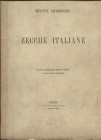 AMBROSOLI S. – Zecche italiane rappresentate nella raccolta numismatica del Ambrosoli Solone. Como, 1881. Pp. xxiv + 53, tavv. 8. Ril. ed. sciupata, e...