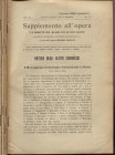 CAGIATI M. - Supplemento all'opera: Le monete del Reame delle Due Sicilie. Napoli, 1913. Anno III. 5 Fascicoli completo. brossura ed buono stato, raro...