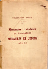 BOURGEY E. - Paris, 5\7 - Decembre, 1927. Collection Babut 2 partie. Monnaies feodales, papales suisse, americanes et diverses medailles & jeton, ecc....