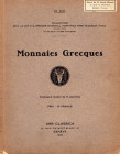 ARS CLASSICA-NAVILLE et C. N. XIV – Geneve 2- 7- 1929. Catalogue des monnaies grecques, composant les collection de M.le cap. E.G. S. Churchill, Nortw...