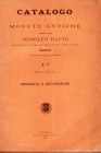 RATTO R. – Genova, 1901. Catalogo di monete antiche a prezzi fissi N. 7 parte prima. Medaglie e decorazioni. Pp. 43, nn. 897. brossura ed. buono stato...