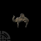 South Arabian Camel with Inscription
2nd-3rd century A.D. A copper-alloy dromedary camel bearing a complex Himyaritic inscription over one side of it...