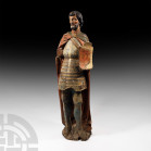 Half Life-Size Wooden Figure of a Spanish Knight
19th-early 20th century A.D. A half life-size wooden figure, modelled naturalistically in the round ...