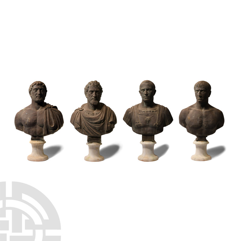 Life-Size Bronze Portrait Busts of Hispano-Roman Emperors
Rafael Cidoncha, Span...