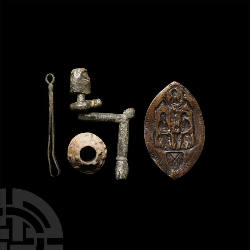 Anglo-Saxon and Later Artefact Group
Circa 8th century A.D. and later. A mixed ...