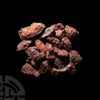Natural History - Botryoidal Haematite Specimen Group
. A group of 17 botryoidal haematite specimens of irregular form. 675 grams total, 36-67 mm (1 ...