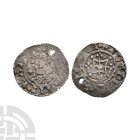 Norman Coins - William I - Norwich(?) / Uncertain Moneyer - Two Stars Penny
1074-1077 A.D. BMC type v. Obv: facing bust between two stars with +PILLE...