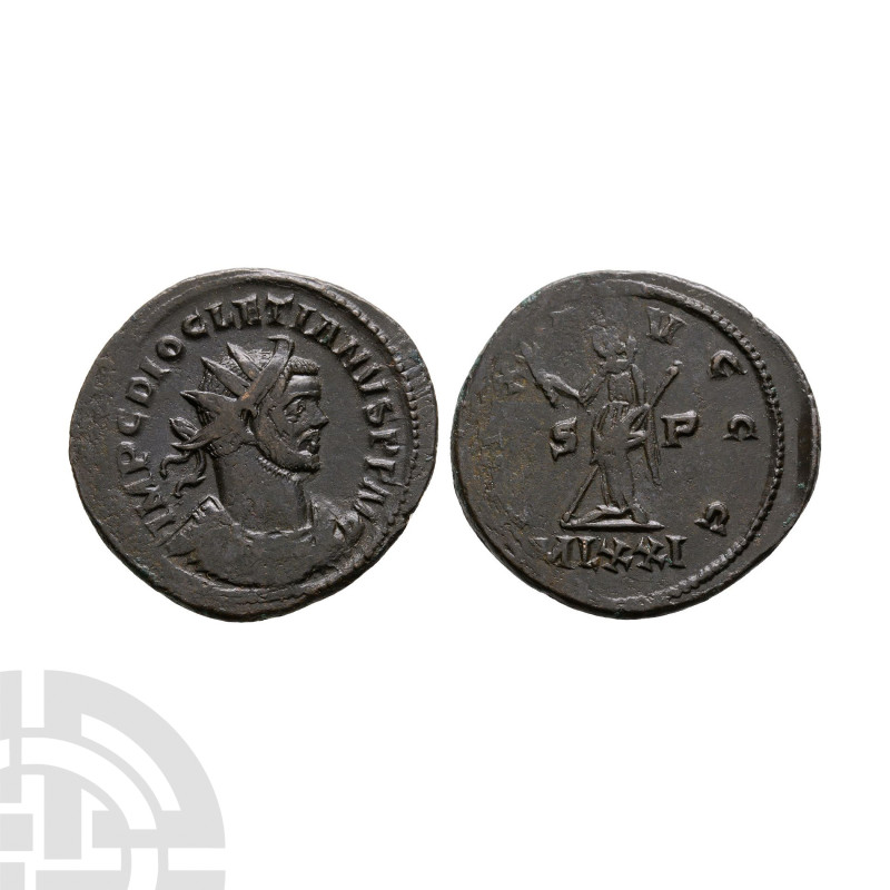 Ancient Roman Imperial Coins - Diocletian under Carausius - London - Pax AE Anto...