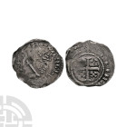 English Medieval Coins - Henry II - Lincoln / Swein - Tealby Penny
1158-1161 A.D. Class A1. Obv: facing bust with +HENRI REX ANGL legend. Rev: short ...