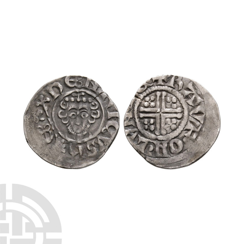 English Medieval Coins - John - London / Rauf - 'Ornamental Letters' Short Cross...