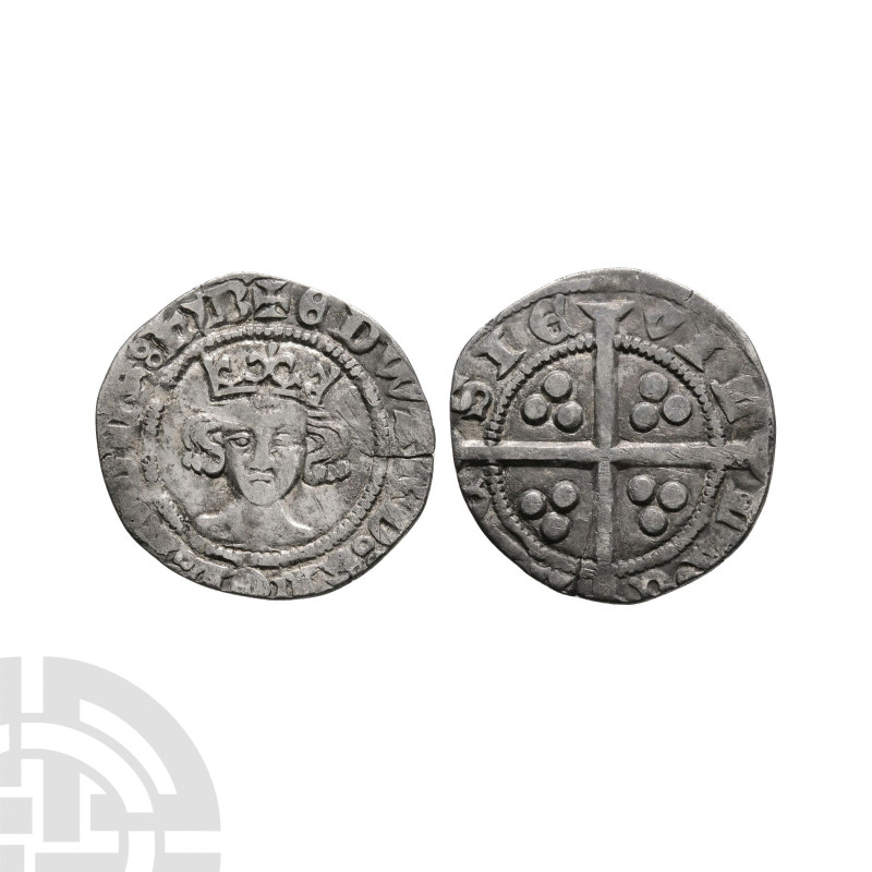 English Medieval Coins - Edward III - Calais - Treaty Penny
1363-1369 A.D. Trea...