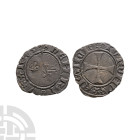 British Medieval Coins - Henry VI - Anglo-Gallic - Saint-Lo - Billon Denier Tournois
1423 A.D. First Issue. Obv: lis and leopard with HENRICVS REX le...