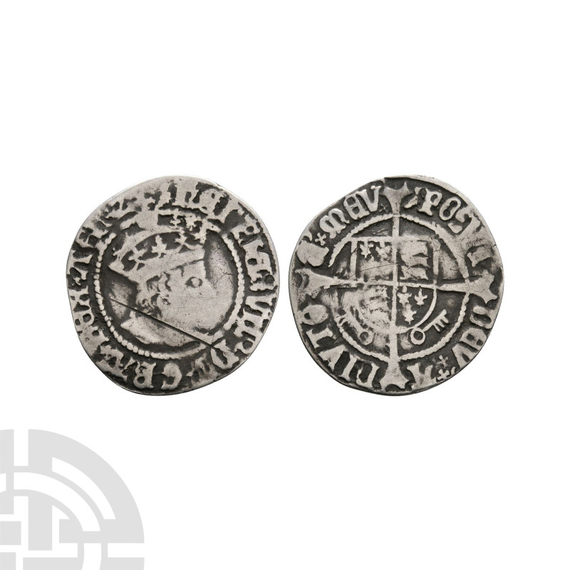 English Tudor Coins - Henry VII - York / Archb. Bainbridge - Profile Halfgroat
...