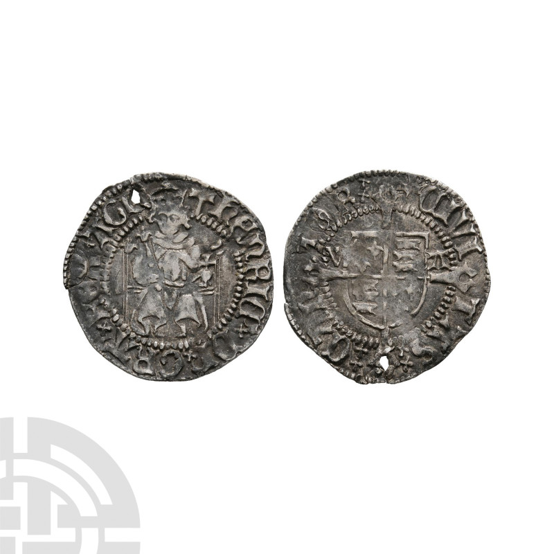 English Tudor Coins - Henry VIII - Canterbury / Archbishop Warham - Sovereign Pe...