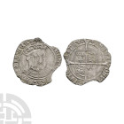 English Tudor Coins - Henry VIII - Tower - Facing Bust Groat
1544-1547 A.D. Third coinage, bust 3/Laker bust C. Obv: three-quarter facing bust with H...