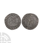 English Tudor Coins - Elizabeth I - 1573 - Sixpence
Dated 1573 A.D. Third to fourth issues. Obv: profile bust with rose behind and ELIZABETH D G ANGF...