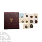 English Milled Coins - George VI - 1951 - RM Cased Proof Set [10]
Dated 1951 A.D. Festival of Britain, set comprising: crown, halfcrown, florin, shil...