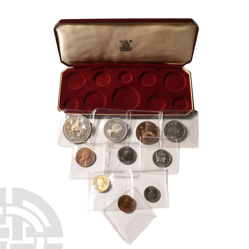 English Milled Coins - Elizabeth II -1953 - RM Cased Proof Set
Dated 1953 A.D. ...