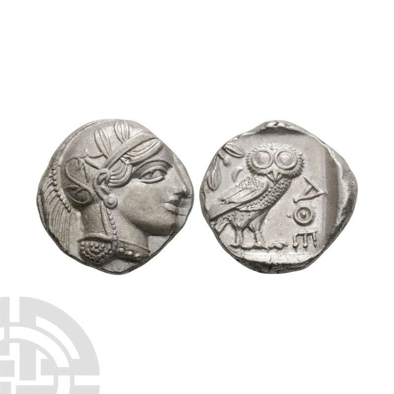 Ancient Greek Coins - Attica - Athens - Owl AR Tetradrachm
Circa 454-404 B.C. O...