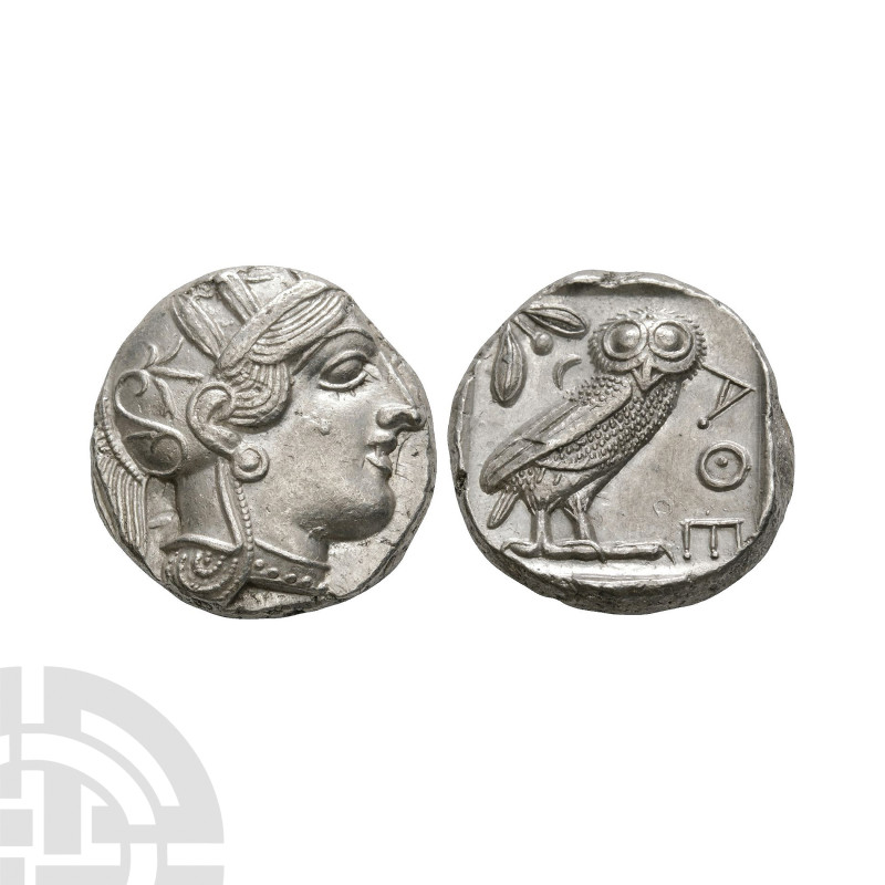 Ancient Greek Coins - Attica - Athens - Owl AR Tetradrachm
After 449 B.C. Obv: ...