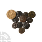 Ancient Roman Provincial Coins - Mixed AE Group [11]
2nd-3rd century A.D. Group comprising: mixed issues, types and mints. 61.28 grams total. Propert...