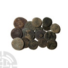 Ancient Roman Provincial Coins - Mixed AE Group [18]
2nd-4th century A.D. Group comprising: mixed issues, mints and types. 127 grams total. Acquired ...