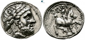 Eastern Europe. Imitation of Philip II of Macedon circa 300-200 BC. Tetradrachm AR