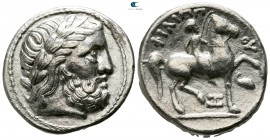 Eastern Europe. Mint in the middle Danube (Banat) region. Imitations of Philip II of Macedon circa 300-200 BC. Tetradrachm AR