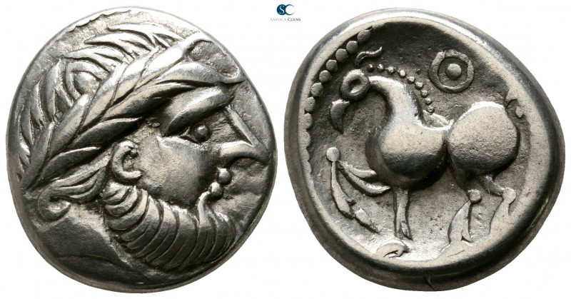 Eastern Europe. Imitation of Philip II of Macedon circa 200-0 BC. "Kugelwange" t...