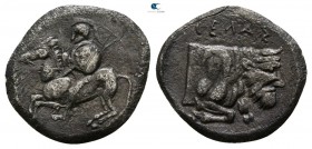 Sicily. Gela circa 430-425 BC. Litra AR