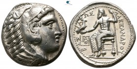 Kings of Macedon. 'Amphipolis'. Philip III Arrhidaeus 323-317 BC. In the name and types of Alexander III. Tetradrachm AR