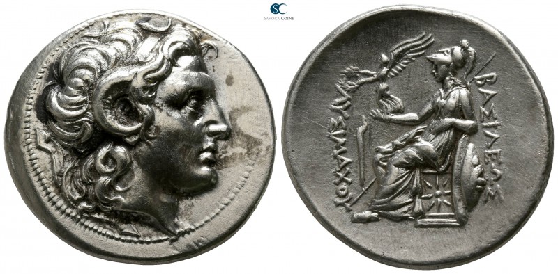 Kings of Thrace. Lampsakos. Lysimachos 305-281 BC. Struck 297/6-282/1 BC
Tetrad...