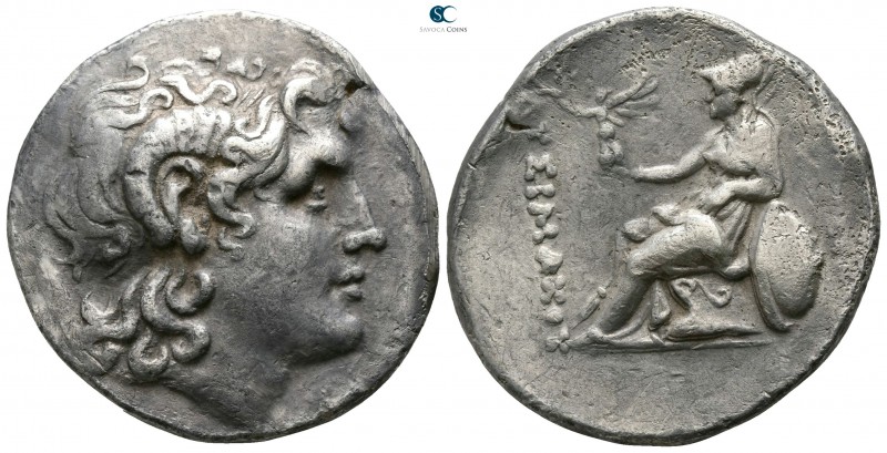 Kings of Thrace. Uncertain mint. Lysimachos 305-281 BC. 
Tetradrachm AR

28mm...
