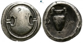 Boeotia. Thebes. ΔΑΙΜ-, magistrate circa 379-368 BC. Stater AR