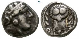Attica. Athens circa 353-294 BC. Hemidrachm AR