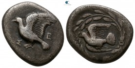 Sikyonia. Sikyon circa 431-400 BC. Drachm AR